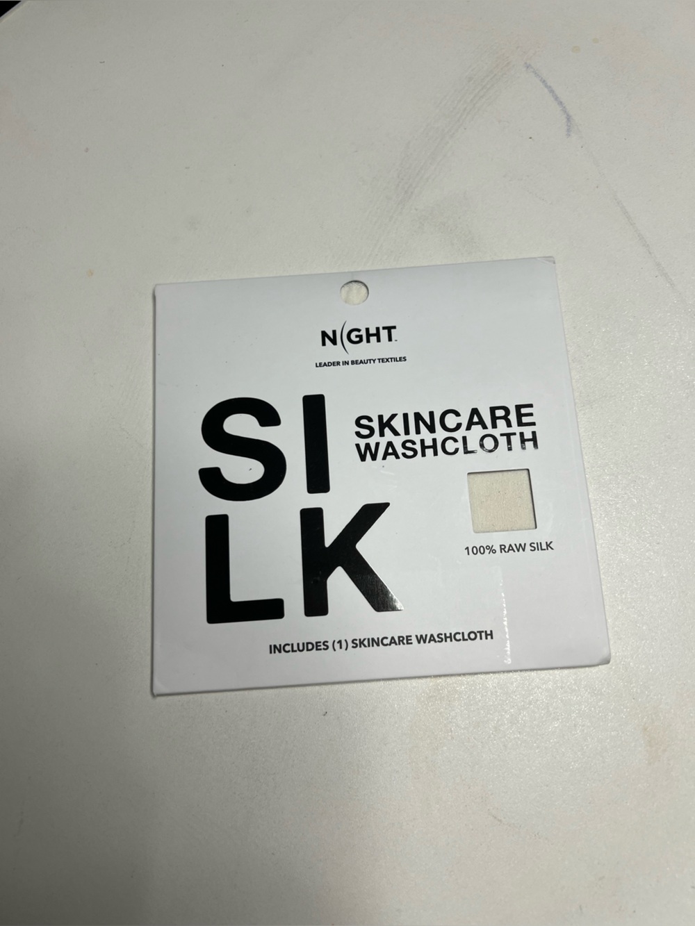 Silk Skincare Washcloth – in cream
